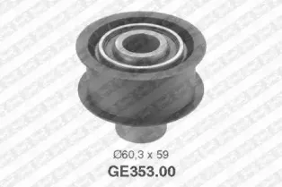 GE353.00 SNR Паразитный / Ведущий ролик, зубчатый ремень