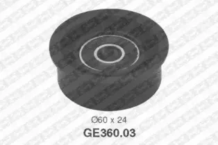 GE360.03 SNR Паразитный / Ведущий ролик, зубчатый ремень