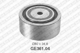 GE361.04 SNR Паразитный / Ведущий ролик, зубчатый ремень