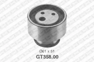 GT358.00 SNR Натяжной ролик, ремень ГРМ