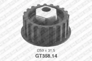 GT358.14 SNR Натяжной ролик, ремень ГРМ