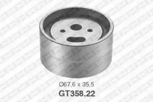 GT358.22 SNR Натяжной ролик, ремень ГРМ