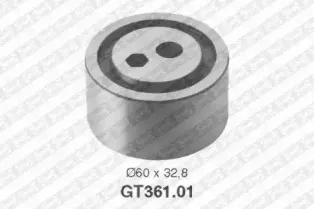 GT361.01 SNR Натяжной ролик, ремень ГРМ