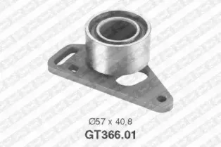 GT366.01 SNR Натяжной ролик, ремень ГРМ