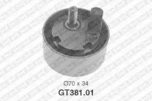 GT381.01 SNR Натяжной ролик, ремень ГРМ