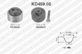 KD459.05 SNR Комплект ремня ГРМ