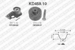 KD459.10 SNR Комплект ремня ГРМ