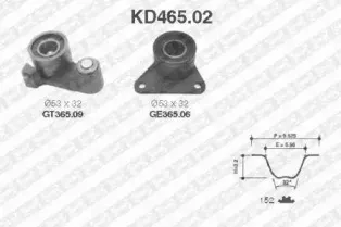 KD465.02 SNR Комплект ремня ГРМ