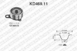 KD469.11 SNR Комплект ремня ГРМ