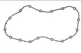 JJ573 PAYEN Прокладка, масляный поддон