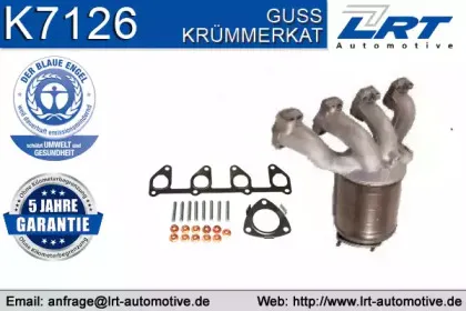 K7126 LRT Катализатор коллектора