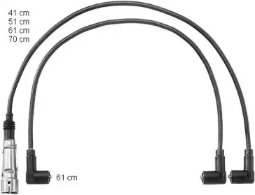 PRO716 BERU Комплект проводов зажигания