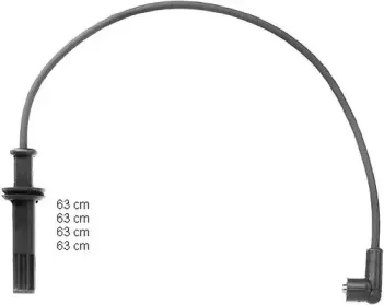 ZEF1030 BERU Комплект проводов зажигания