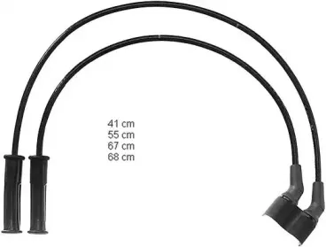 ZEF1113 BERU Комплект проводов зажигания