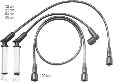 ZEF1121 BERU Комплект проводов зажигания