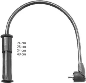 ZEF1128 BERU Комплект проводов зажигания