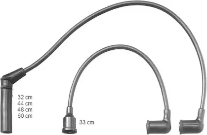 ZEF1130 BERU Комплект проводов зажигания