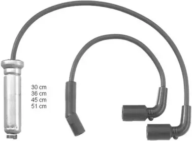 ZEF1142 BERU Комплект проводов зажигания