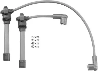 ZEF1201 BERU Комплект проводов зажигания