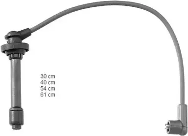 ZEF1377 BERU Комплект проводов зажигания