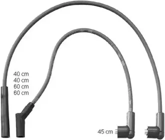 ZEF1390 BERU Комплект проводов зажигания
