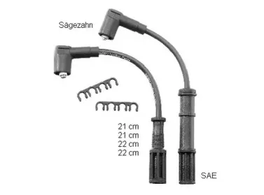 ZEF1598 BERU Комплект проводов зажигания