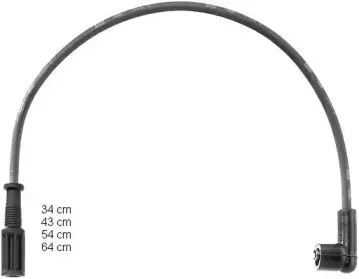 ZEF787 BERU Комплект проводов зажигания