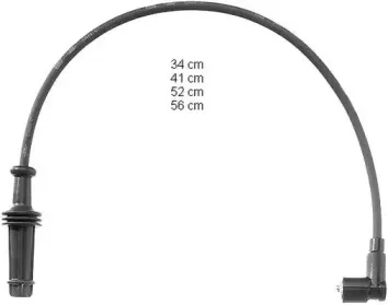 ZEF795 BERU Комплект проводов зажигания