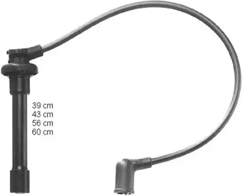 ZEF840 BERU Комплект проводов зажигания