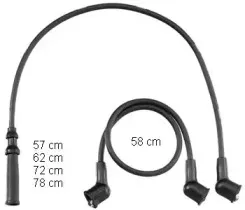 ZEF856 BERU Комплект проводов зажигания