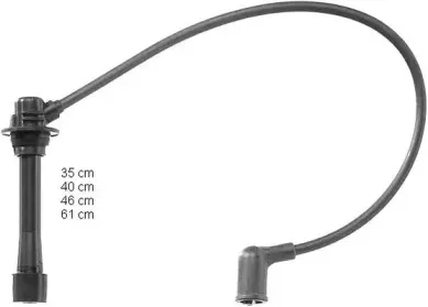 ZEF862 BERU Комплект проводов зажигания