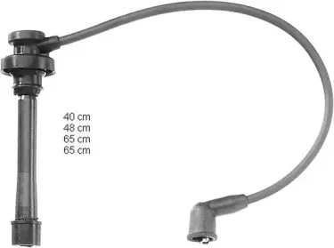 ZEF874 BERU Комплект проводов зажигания