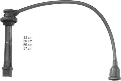 ZEF915 BERU Комплект проводов зажигания