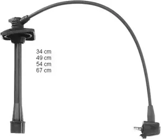 ZEF949 BERU Комплект проводов зажигания