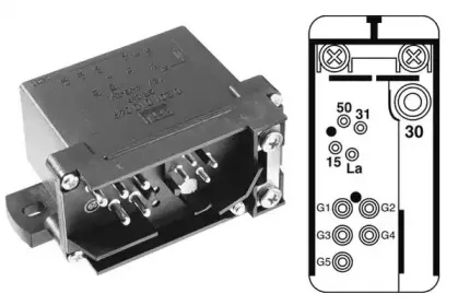GR049 BERU Блок управления, время накаливания