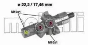 05-0175 METELLI Главный тормозной цилиндр