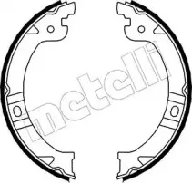 53-0027 METELLI Комплект тормозных колодок, стояночная тормозная система