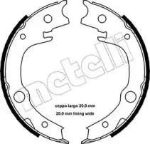 53-0443 METELLI Комплект тормозных колодок, стояночная тормозная система