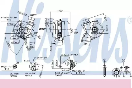 93089 NISSENS Компрессор, наддув