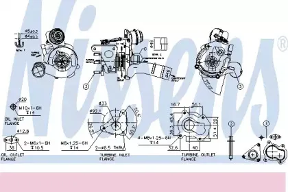 93163 NISSENS Компрессор, наддув