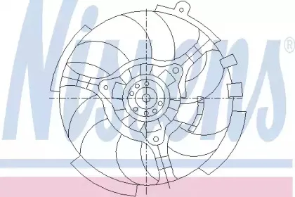 85040 NISSENS Вентилятор, охлаждение двигателя