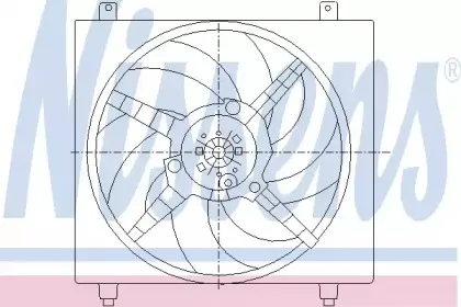 85362 NISSENS Вентилятор, охлаждение двигателя