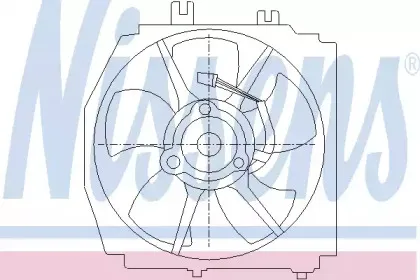 85380 NISSENS Вентилятор, охлаждение двигателя