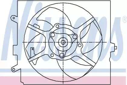 85443 NISSENS Вентилятор, охлаждение двигателя