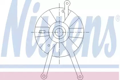 85463 NISSENS Вентилятор, конденсатор кондиционера