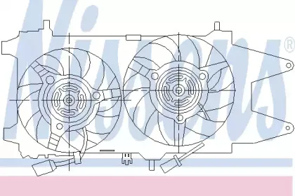 85481 NISSENS Вентилятор, охлаждение двигателя