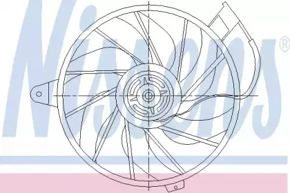 85512 NISSENS Вентилятор, конденсатор кондиционера