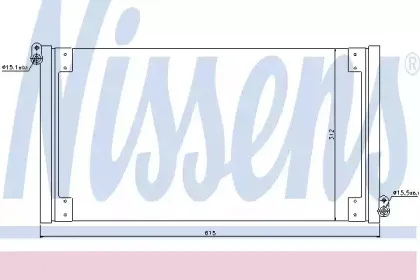 940025 NISSENS Конденсатор, кондиционер