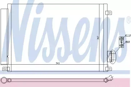 940028 NISSENS Конденсатор, кондиционер