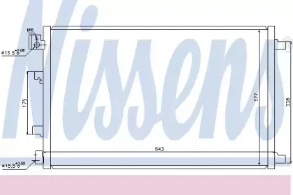 940038 NISSENS Конденсатор, кондиционер